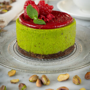 Cheesecake Tipo New York de Pistacho