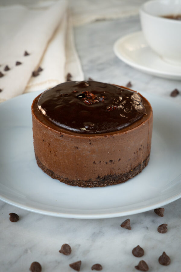 Cheesecake Tipo New York de Chocolate