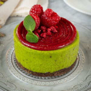 Cheesecake Tipo New York de Pistacho