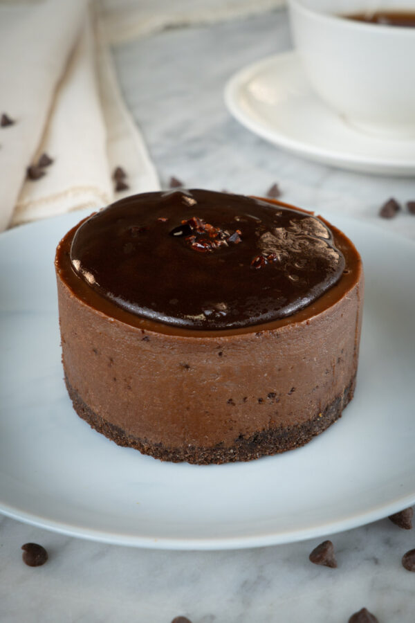 Cheesecake Tipo New York de Chocolate